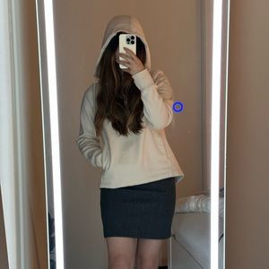 Athleta Creme Quarterzip Hoodie💕